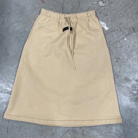 NEW FEAR OF GOD ESSENTIALS BONE SKIRT SZ SMALL - Picture 3 of 7